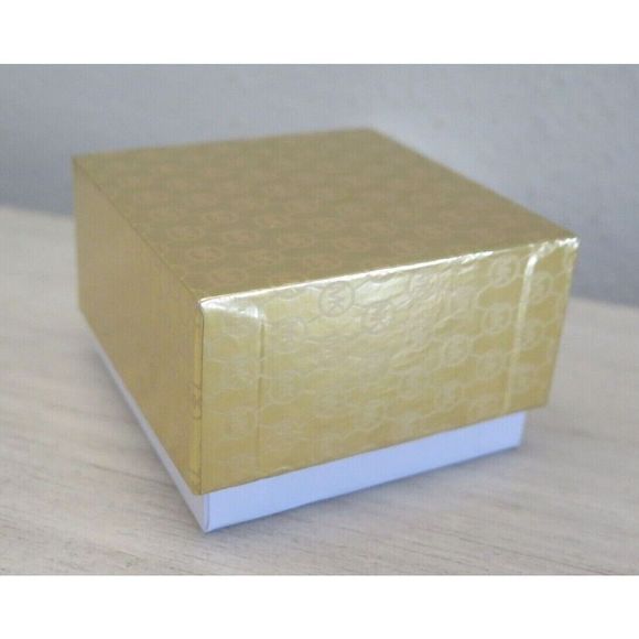 Michael Kors MKJX7978710 Size 7 Gold Tone Pavé Crystals Heart w/MK Logo Ring - Picture 2 of 11